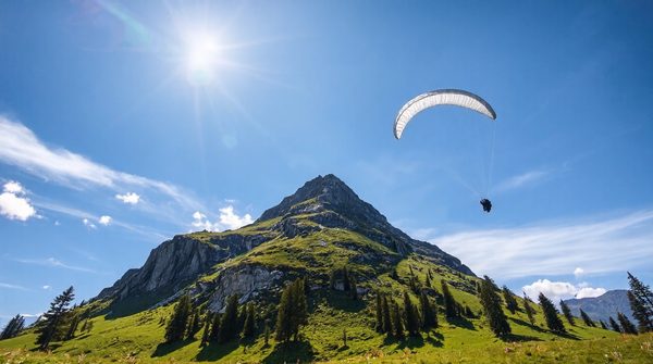 Volez au-dessus des alpes en parapente dans la tarentaise
